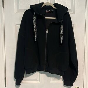 Bench Urbanwear black Sherpa hoodie